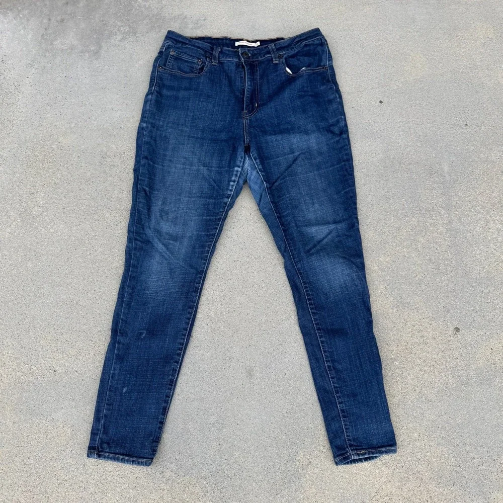 Levi's 721 High‎ Rise Skinny Jeans Dark Wash Women's Size 32